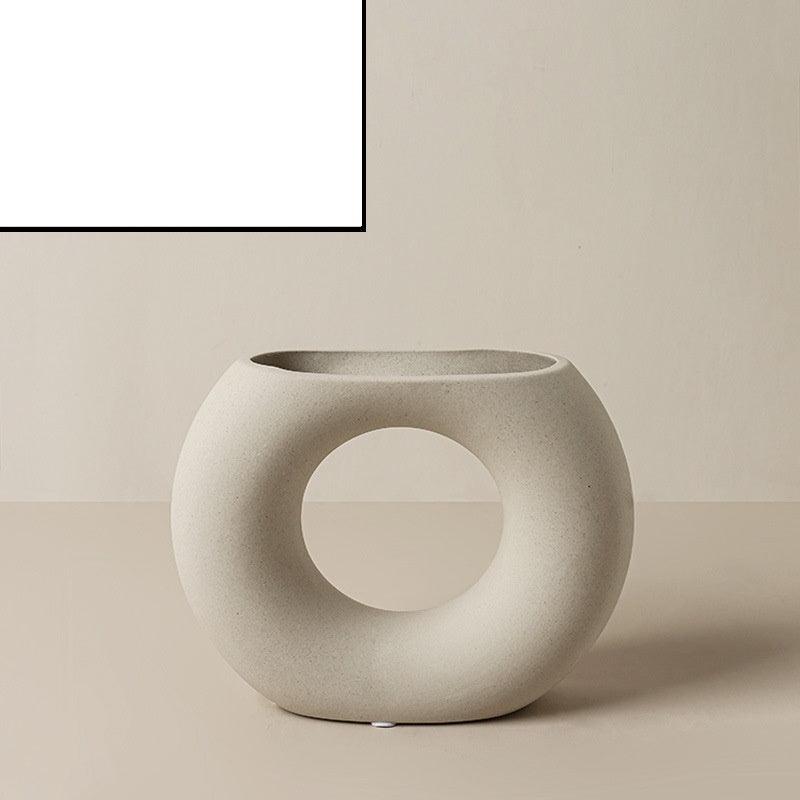 Geometric Art Vase Decoration Living Room Flower Arrangement Home