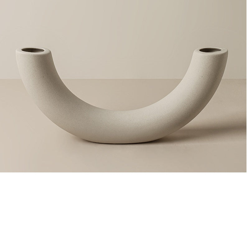 Geometric Art Vase Decoration Living Room Flower Arrangement Home