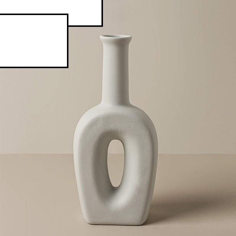 Geometric Art Vase Decoration Living Room Flower Arrangement Home