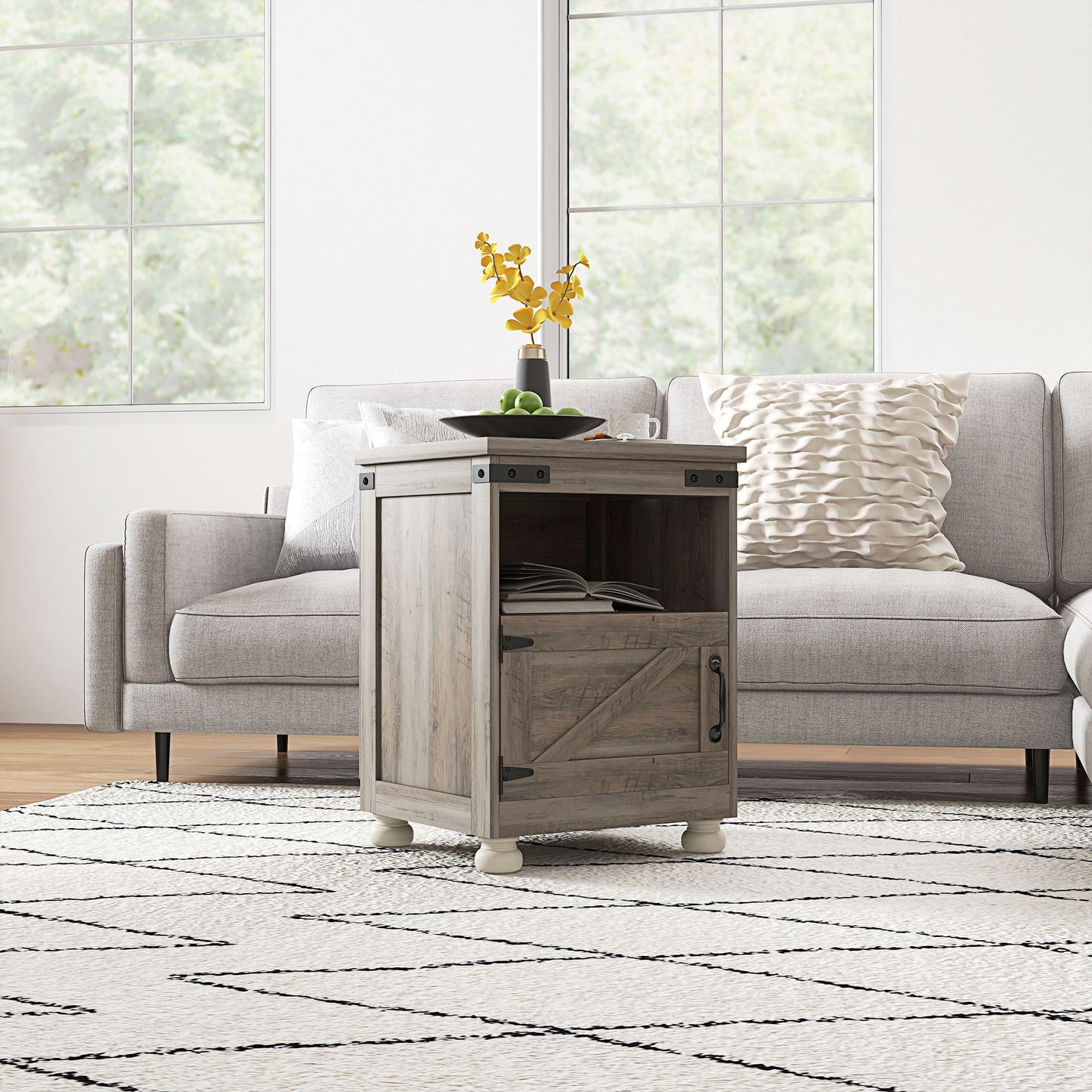 Side Table with Storage