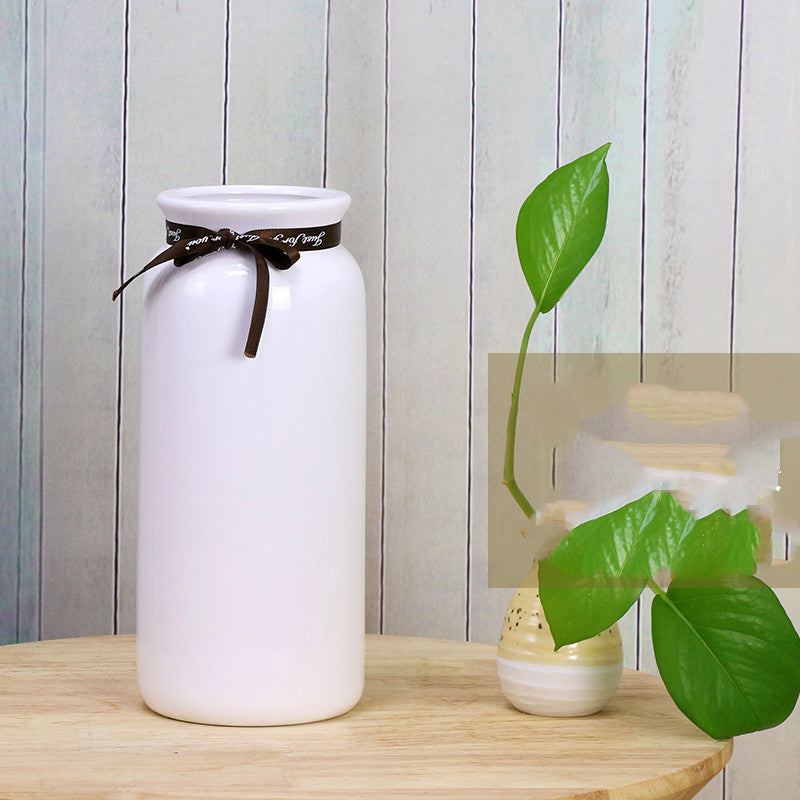 Nordic Plastic Vase Decoration Imitation Ceramic