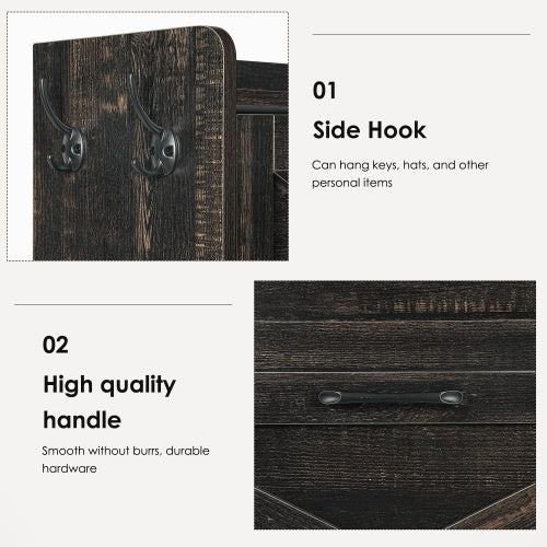 Shoe Cabinet, Entry Home Shoe Cabinet, Entrance Balcony Storage Cabinet, Large Capacity Shoe Rack, Grey