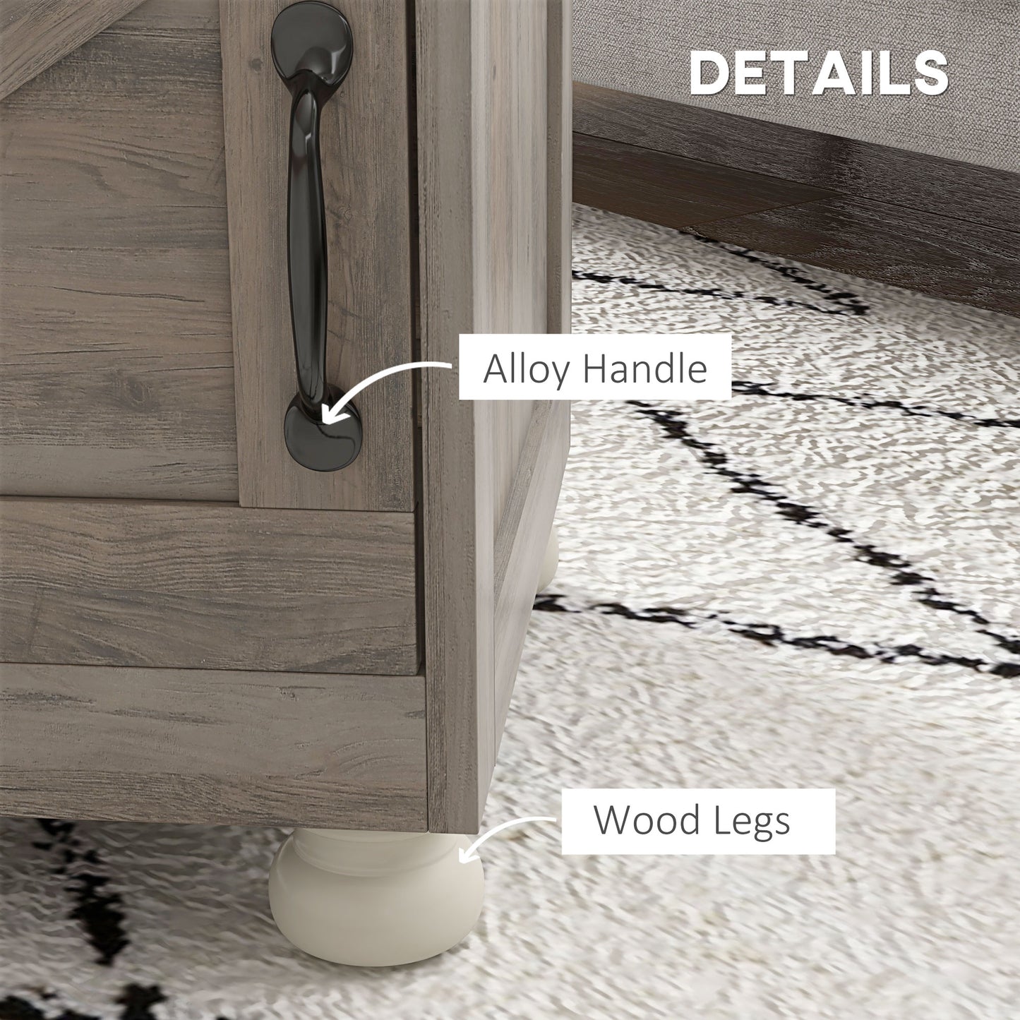 Side Table with Storage